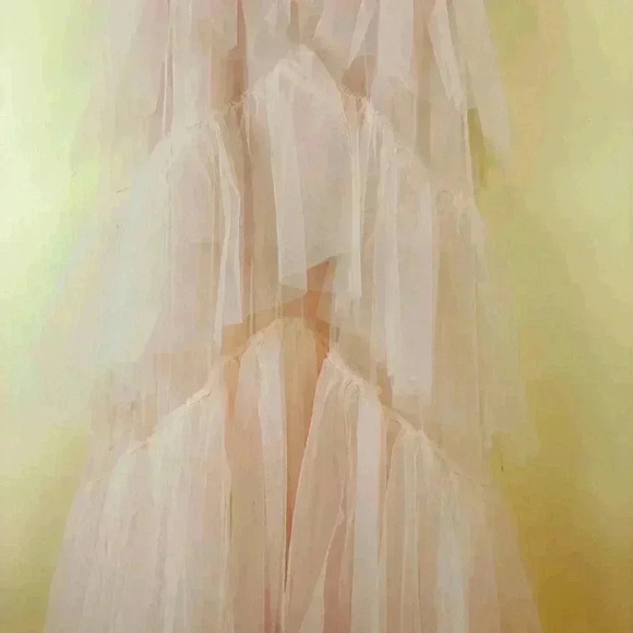 NWT BCBGMAXAZRIA Pink/Mauve Corset Tulle Tier “Taylor Swift” Gown Dress Size 12 - Picture 7 of 16